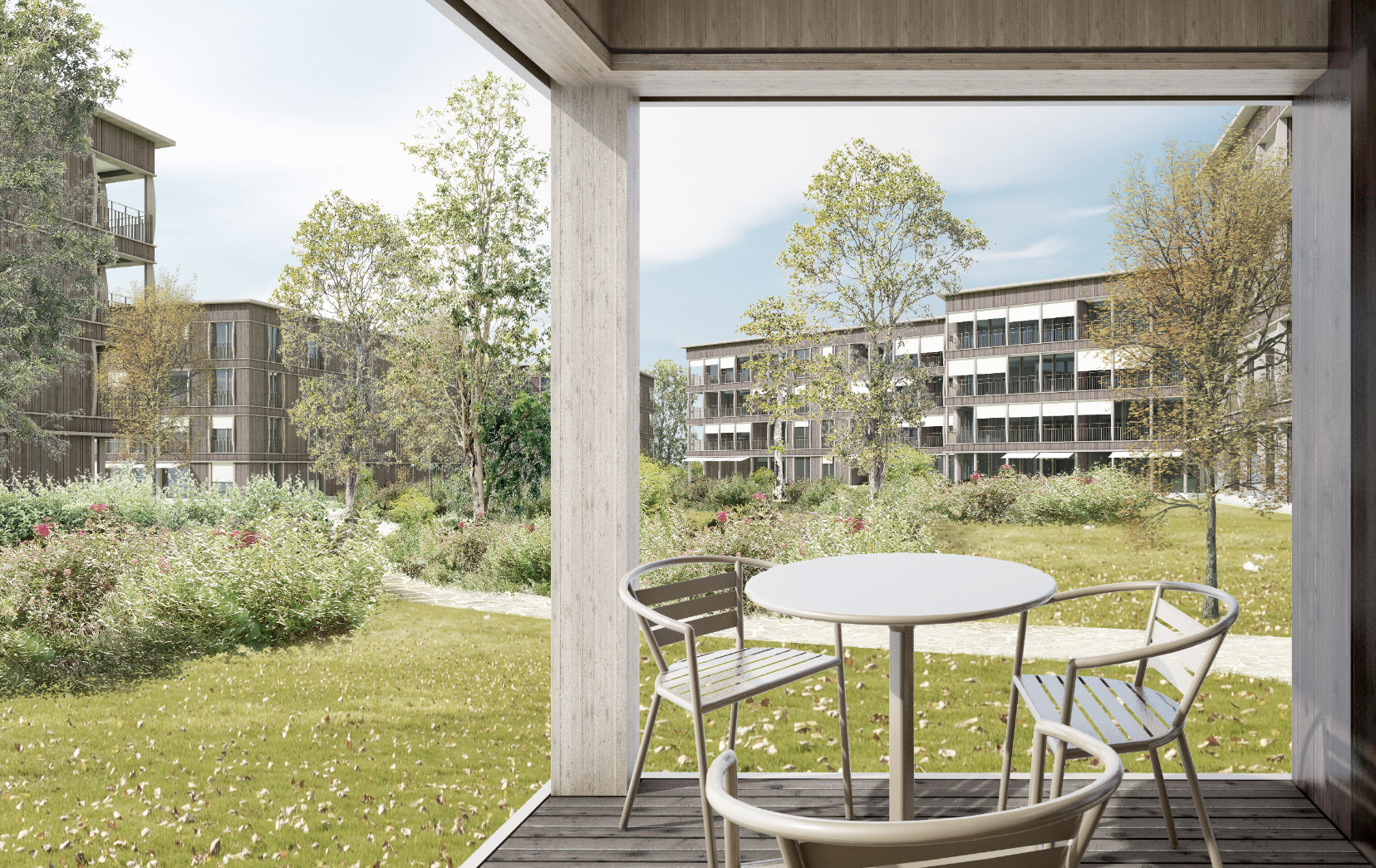 Gebäudeversicherung St.Gallen - Urbanes Wohnen - mit viel Grün